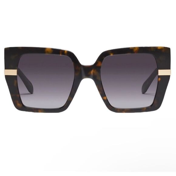 NWT Quay notorious Neutral Tort Frame / Smoke Lens Brand New in Case - Picture 2 of 11